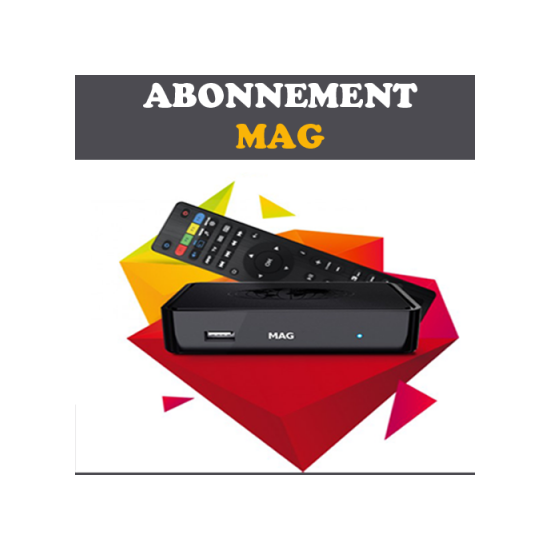 ABONNEMENT MAG IPTV 12 MOIS